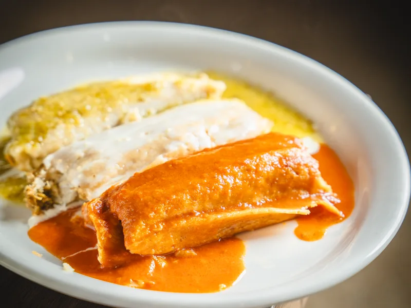 Trio de Tamales at Camino Real South Church