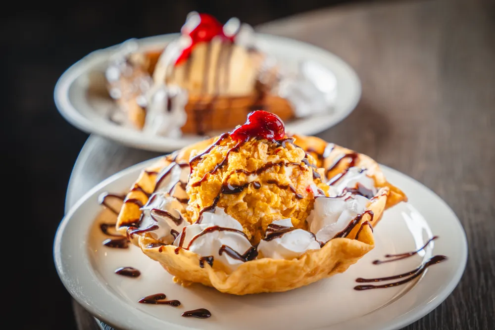 Fried ice cream