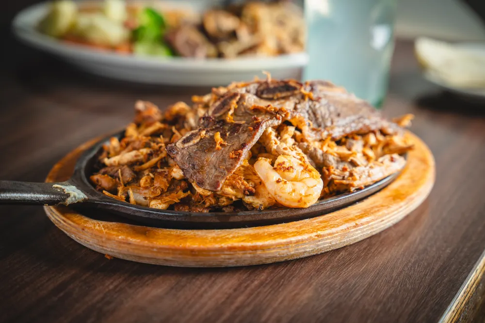 Camino Real parrillada, a mixed grill made to share
